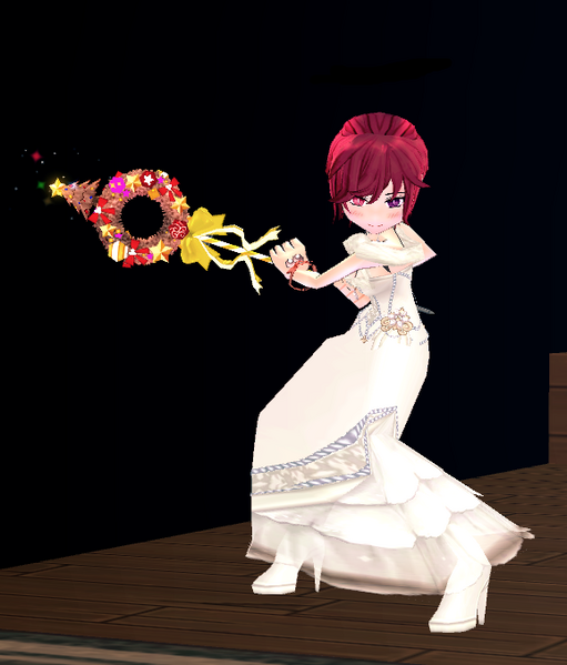 File:Christmas Lovely Staff Combat.png